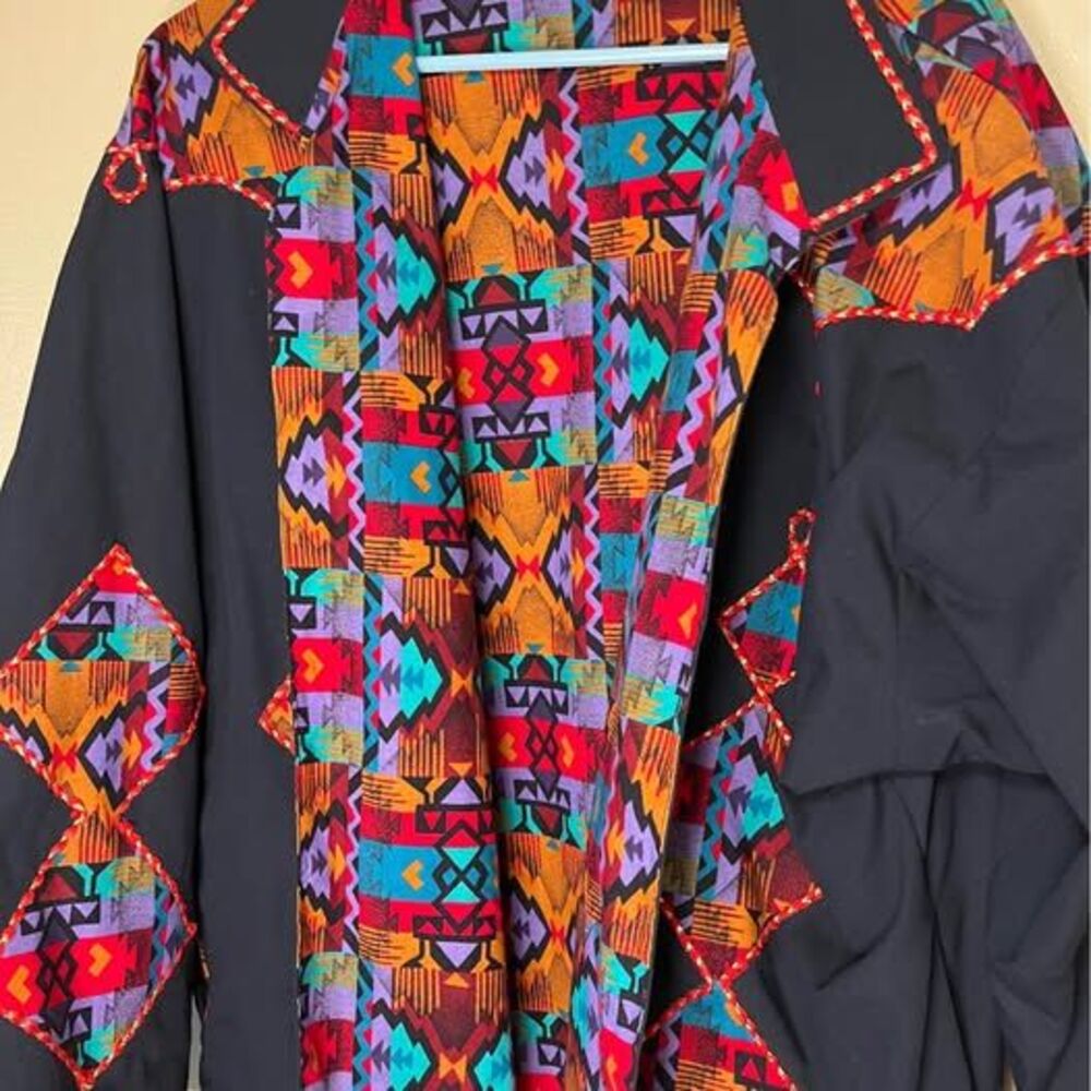 Vintage western blazer jackets men’s handmade unique 80s